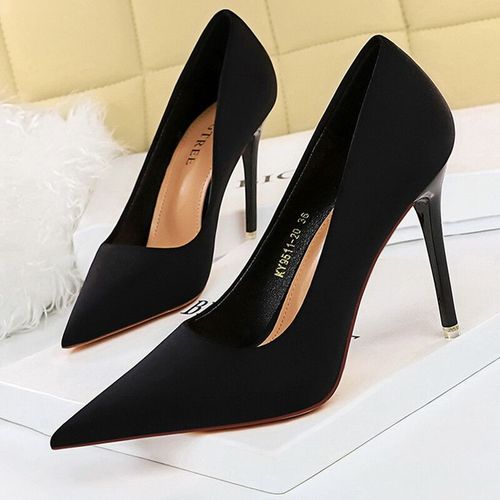 Chaussures Bigtreeescarpins En Satin Talons Hauts Violets Pour Femmechaussures La Modestiletto De Luxenobleix