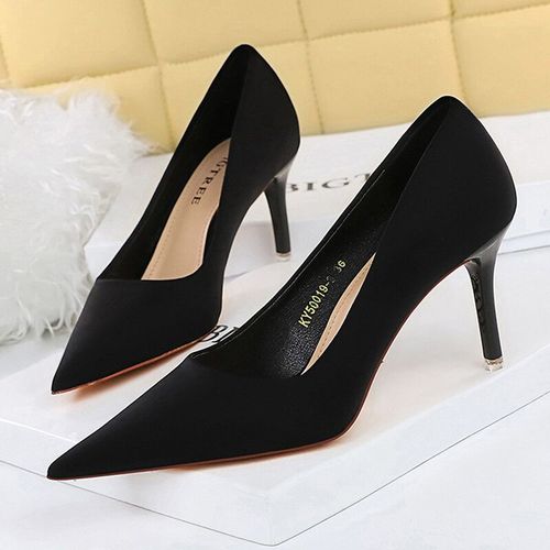 Chaussures Bigtreeescarpins En Satin Talons Hauts Violets Pour Femmechaussures La Modestiletto De Luxenobleix
