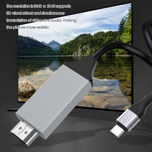 15% sur CABLING® Câble-adaptateur entrée port USB Type C 3.1 vers sortie  adaptateur HDMI, 4K 60 Hz - câble nylon 20 cm - Adaptateur et convertisseur  - Achat & prix