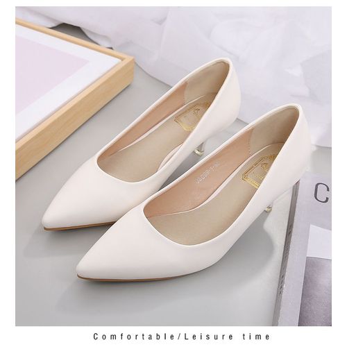 Chaussures Chaussures De Bureau En Cuir Talons Hauts Pour Femmesescarpins De Luxefabrication Talons Compenséspetit Chatonchaussures De Fête De Mariée5cm