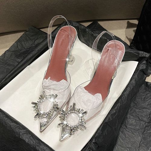 Chaussures Sandales De Fête Gros Tournesol Pour Femmesescarpins Talons Hautschaussures De Créateur Pointueschaussure De Mariage Talons Aiguilles Sexyété