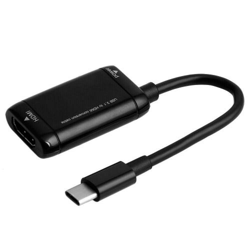 Noir - Câble Mini Usb 3.1 Type C Vers Hdmi Hdtv, Cordon Adaptateur 1080p Convertisseur Pour Tablette Téléphone Android Mhl
