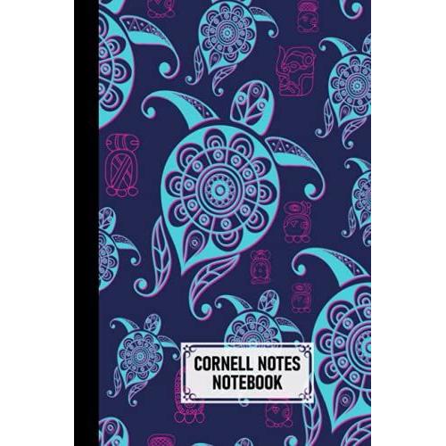 Cornell Notes Notebook: Turtles Cover, Cornell Note Paper Notebook, Cornell Paper, Organizing Notes System, Note Taking - 120 Pages, 6" X 9" By Magdalene Kiefer