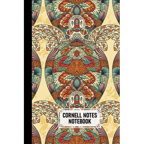 Cornell Notes Notebook: Turtles Cover, Cornell Note Paper Notebook, Cornell Paper, Organizing Notes System, Note Taking - 120 Pages, 6" X 9" By Theresia Schulz