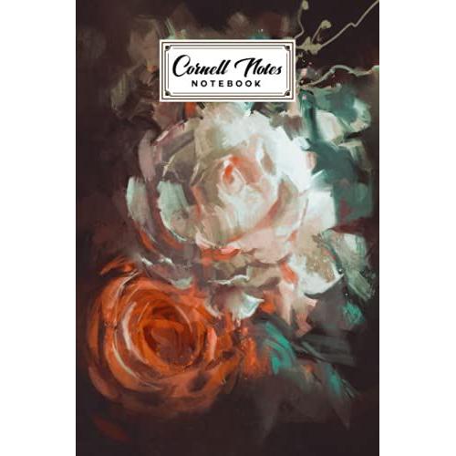 Cornell Notes Notebook: Oil Painting Cover, College Ruled Medium Lined Journal, Cornell Note Paper Workbook For School, University, Note Taking, Size 6 X 9" By Marta Heinze
