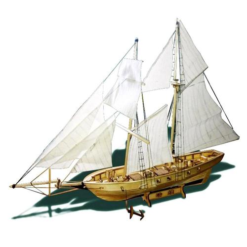 Kit De Construction De Bateau En Bois, Échelle À Assembler, Modèle De Bateau, Jouets, Modèle De Voilier, Kit En Bois Assemblé, Bricolage, Cadeau