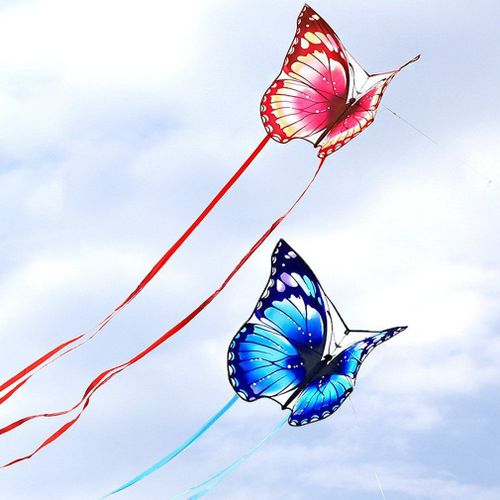 Cerf-Volant Papillon Pour Enfants, Pour Jeux Et Activités De Plein Air, Simple Ligne Avec Outils Volants, Jouets