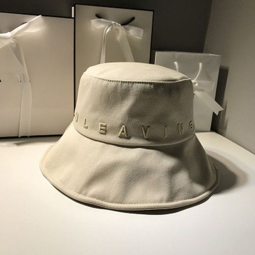 Chapeaux Panama Pour Femmes,Chapeau De Pêcheur Brodé Japonais,Noir,En Coton