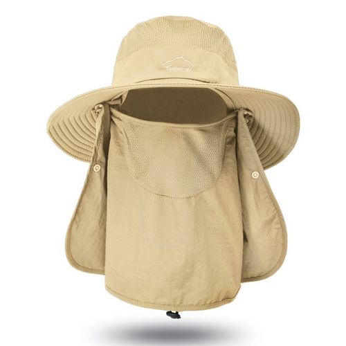 Chapeau De Soleil Polyvalent Pour Homme,Casquette De Protection Solaire,Chapeau De Soleil À Bord,Chapeau De Suffolk,Été,Extérieur,Escalade,Pêche,Tourisme,E27