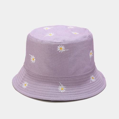Chapeau Seau En Coton Brodé De Fleurs,Chapeau De Pêcheur,Chapeau De Voyage En Plein Air,Casquette De Soleil,Chapeaux Pour Hommes Et Femmes,256