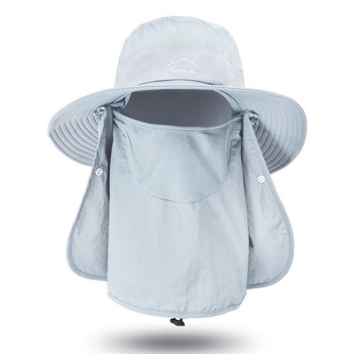 Chapeau De Soleil Polyvalent Pour Homme,Casquette De Protection Solaire,Chapeau De Soleil À Bord,Chapeau De Suffolk,Été,Extérieur,Escalade,Pêche,Tourisme,E27