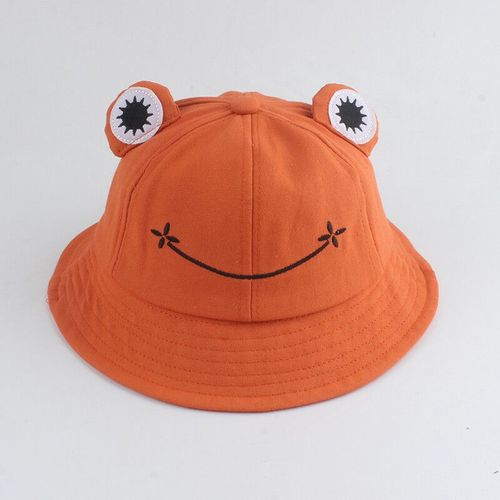 Chapeau De Pêcheur En Plein Air,Bob,Avec Motif De Grenouille,Pour Parents Et Enfants,Pour Hommes Et Femmes