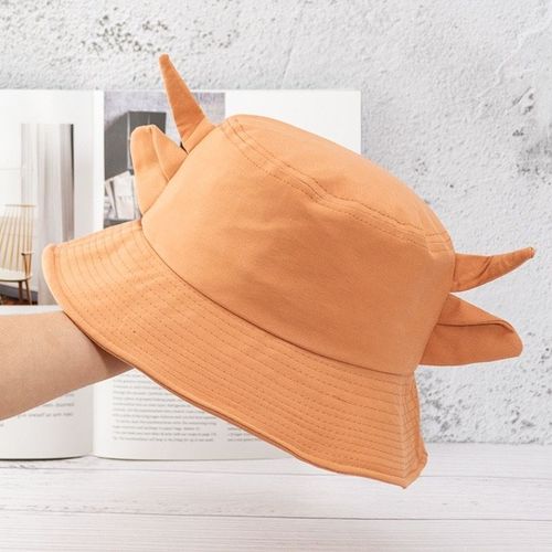 Chapeau De Soleil À Motif De Vache Avec Cornes Pour Femmes,Chapeau De Soleil,Casquette De Plage En Plein Air,Chapeau Anderpour Dames,Chapeau De Poisson Suffolk,4 Saisons Bob,Mode,E27
