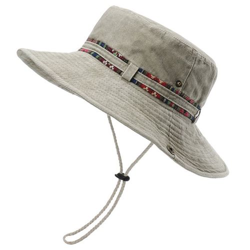 Chapeau D'été En Coton Pour Hommes,Protection Uv,Casquettes De Soleil Polyvalentes,Plein Air,Escalade,Pêche,Tourisme,Bord De Soleil,Chapeaux De Poisson Suffolk,E27