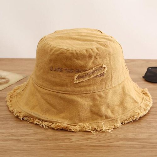 Chapeau Seau À Queue De Cheval Pour Femme,Casquette De Protection Respirante Pour Pêcheur,Pare-Soleil D'été,Pour La Plage