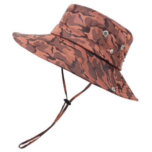 Camsolomon-Chapeau Unisexe Réglable Anti-Uv,Casquette De Pêche En Plein Air,Maille Respirante,Chapeau De Soleil À Grand Bord,Hommes Et Femmes,E27