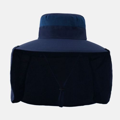 Chapeau Unisexe E27 Avec Châle Imperméable,Casquette De Randonnée En Plein Air,Casquette De Pêche,Grand Avant-Toit,Protection Du Visage Et Du Cou,Casquettes De Protection Solaire Pour Hommes