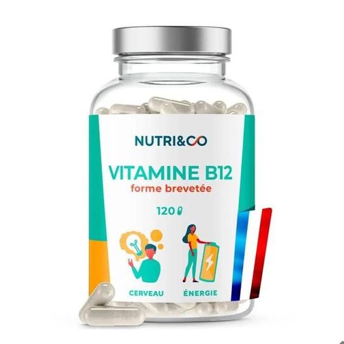 Vitamine B12 | Anti-Fatigue Et Immunité |120 Gélules Sans Gluten | Conditionné En France Nutri&co 