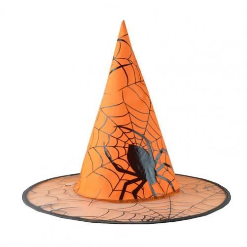 Chapeau De Sorcière Pour Hommes Et Femmes, Casquette De Cosplay En Gaze À Motif Unique Et À La Mode, Cadeaux