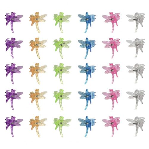 Organisateur de plantes, 30 pièces, Clip multifonctionnel opération Simple en plastique libellule tiges d'orchidées Support fixateur organisateur pour jardin