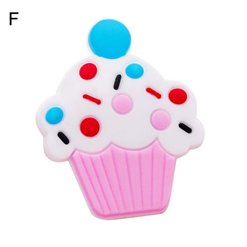 Mini dessin animé fruits fraise/raisin/cerise aimant réfrigérateur autocollants