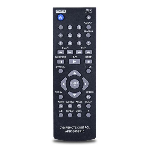 DVD Player Controller Replacement Remote Control AKB33659510 for LG DVD Player
