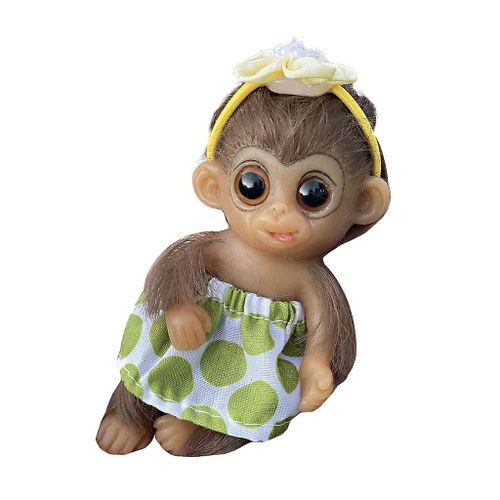 Reborn Baby Dolls Lovely Monkey Doll-Silicone Realistic Toy Enfants Anti-Stress