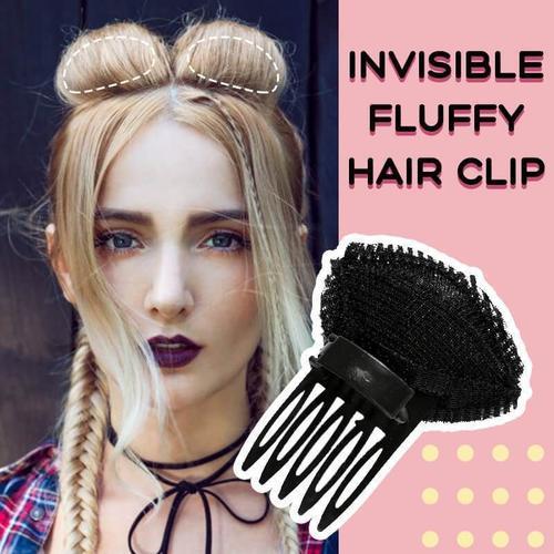 Pince À Cheveux Pelucheux Invisible Pour Femme, Accessoire De Coiffure Pour Chignon, Natte Respirante, Rembourrage, Épingle À Cheveux Invisible 