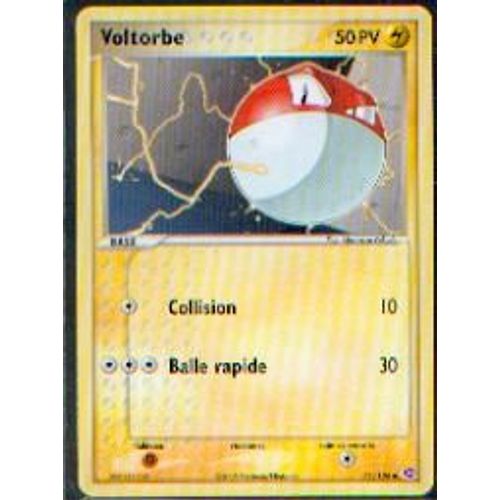 Voltorbe   Ex Emeraude  71/106   Ordinaire  Vf