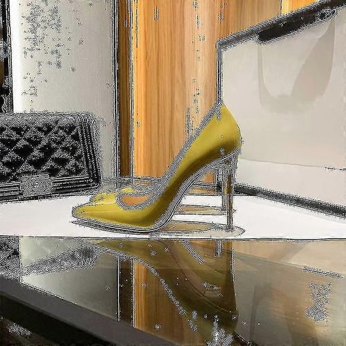 Escarpins Sexy À Fond Rouge Pour Femmes - Chaussures Fines À Talons Hauts À Bout Pointu (6 Cm / 8 Cm / 10 Cm) - Parfait Pour Les Mariages