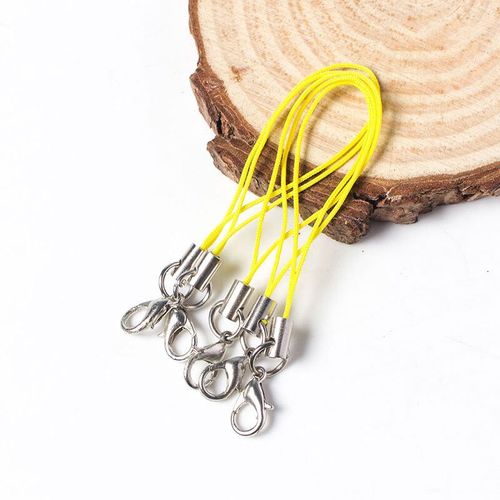 Cordes De Sangle Lariat Avec Fermoir Ster Corrigé,Crochets Pour Porte-Clés,Ensemble De Breloques Mobiles,Pendentif Porte-Clés,Accessoires Pour Porte-Clés,Lanière,20 Pièces,50 Pièces,100 Pièces