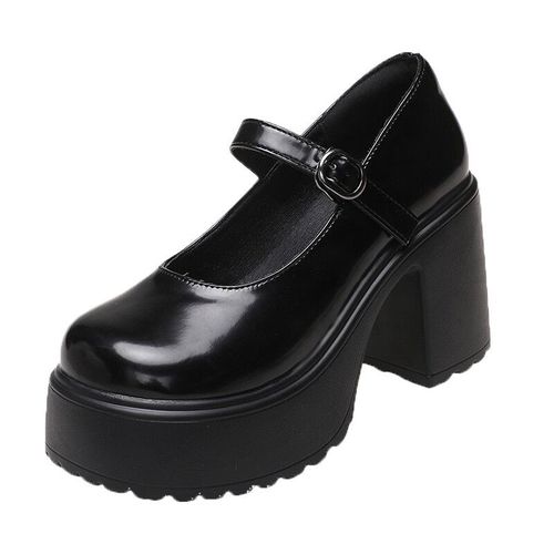 Chaussures Escarpins Blancs Plateforme Pour Femmeschaussures Talons Super Hauts Avec Sangle Bouclestyle Gothiquechaussures De Fête