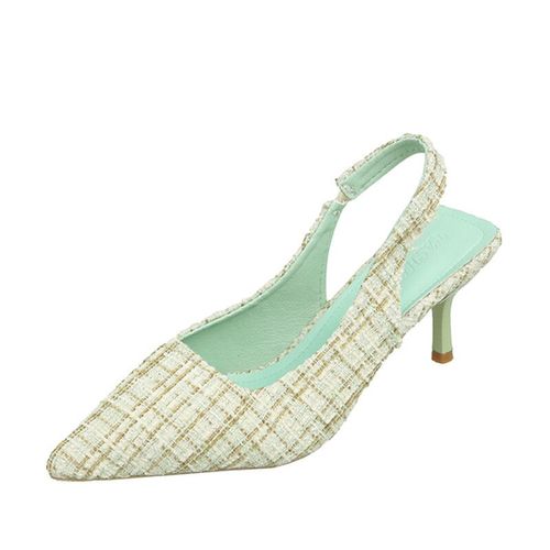 Chaussures Escarpins Talons Hauts Pour Femmeschaussures De Soirée Bleues Bout Pointusandales D'été Talons Fins
