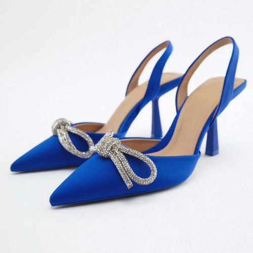 Chaussures Talons Hauts Pointus En Biscuits Pour Femmessandales De Bureau Transparentesdesign Luxueuxsexymariageété