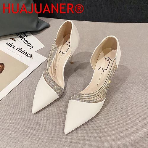 Chaussures Escarpins De Luxe Talons Aiguilles Et Strass Pour Femmechaussures De Balde Stylistenoirespour Ixde Mariagepatientsprintemps