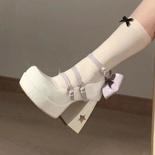 Chaussures Escarpins Talons Hauts En Cuir Verni Pour Femmeschaussures Plateformepaissechaussures Mary Lolitachaussures Optiques Punkessencecosplayprintempsy2k