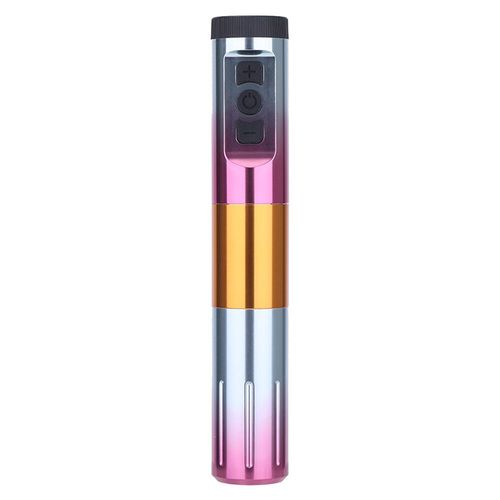 Stylo De Machine À Tatouer À Distance Sans Fil Avec Écran Lcd,Équipement De Tatouage Liner Et Shader,Batterie En Alliage D'aluminium,1500mah - Type Pink