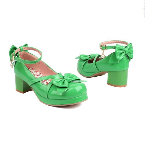 Chaussures Chaussures Lolita En Cuir Verni Brcorporelle Pour Femmerougemariéeixde Mariageplateforme Lanièresescarpins Mary Janessangle De Rincagenuittalons Cubains