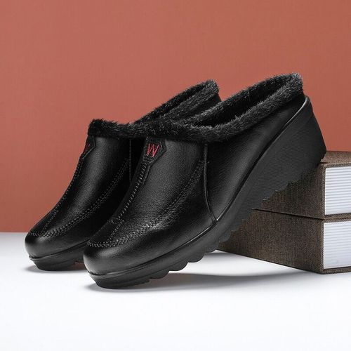 Chaussures Demimocassins Semelles Compensées Pour Femmechaussures Décontractéeslégèresplatesconfortablesà Enfilerd'hiver