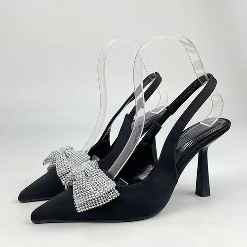 Chaussures Sandales Talons Hauts Et Strass Brillants Pour Femmechaussures De Luxeà Nministériels D Jolie Tutransparentesété