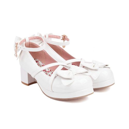 Chaussures Chaussures Lolita En Cuir Verni Brcorporelle Pour Femmerougemariéeixde Mariageplateforme Lanièresescarpins Mary Janessangle De Rincagenuittalons Cubains