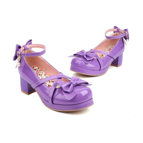 Chaussures Chaussures Lolita En Cuir Verni Brcorporelle Pour Femmerougemariéeixde Mariageplateforme Lanièresescarpins Mary Janessangle De Rincagenuittalons Cubains