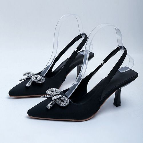 Chaussures Sandales Talons Hauts Et Strass Brillants Pour Femmechaussures De Luxeà Nministériels D Jolie Tutransparentesété