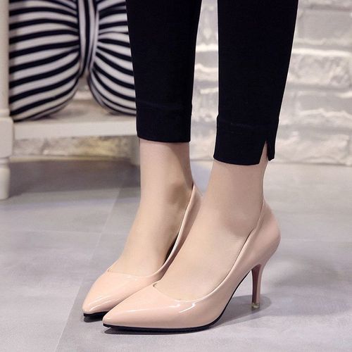 Chaussures Escarpins Pointus De Grande Taille Pour Femmeschaussures De Caractèresexy Et Confortablesdocument Solideprintemps Et Automne