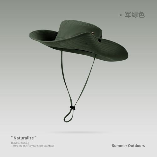 Chapeau De Pêche De Protection Solaire Pour Hommes,Casquettes De Randonnée,Chapeau Anderanti-Uv,H101