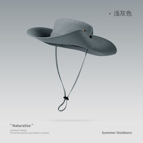 Chapeau De Pêche De Protection Solaire Pour Hommes,Casquettes De Randonnée,Chapeau Anderanti-Uv,H101