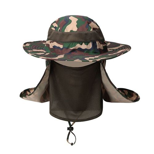 Voile De Châle En Maille Respirante Pour Homme,Chapeau D'été,Protection Solaire Contre Les Insectes,Chasse Dans La Jungle,Randonnée,Pêche,Ander,E27,3 Pièces