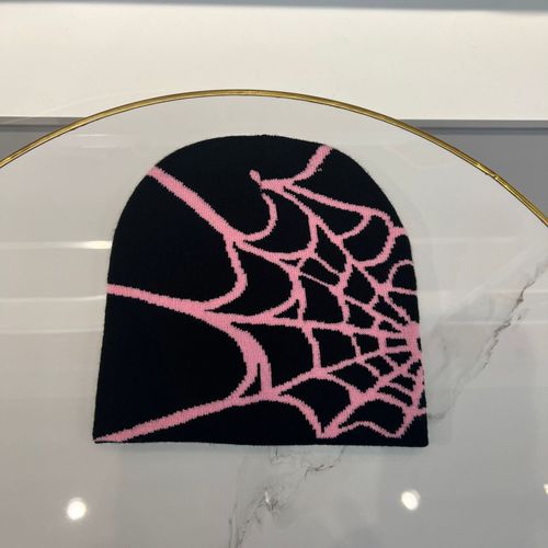 Bonnet En Toile D'araignée Unisexe Pour Hommes Et Femmes,Chapeau Chaud,Optique,Halloween,Jacquard,Hip Hop,Hiver,Automne,Mode