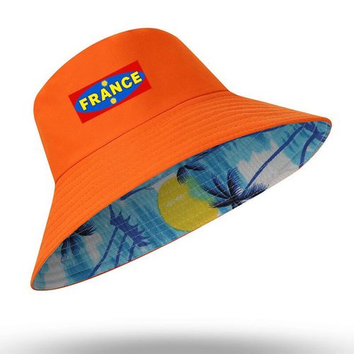 Bob France-Chapeau Réversible E27 Pour Homme Et Femme,Texte,Casquette De Pêche En Plein Air,De Plage,Pour Fille Et Garçon