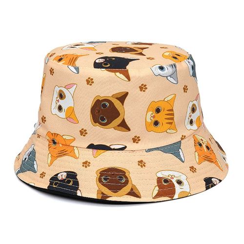 Chapeaux Unisexes E27 Pour Hommes Et Femmes,Chat Mignon Imprimé,Chien,Été,Voyage,Plage,Chapeau De Poisson Suffolk,Mode 2023